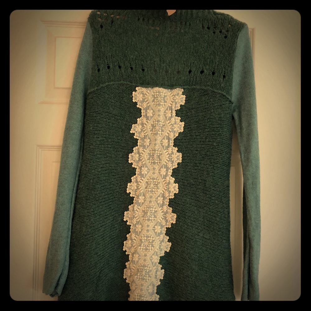 Free people long sweater.